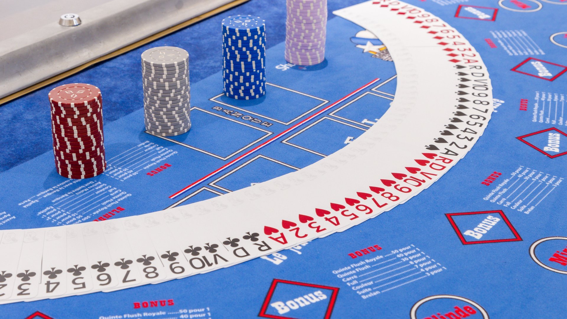 Table de jeu au Casino Partouche de Calais